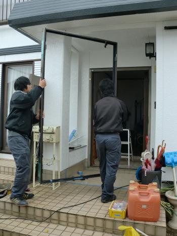 玄関ドアリフォーム　茨城県つくば市　リシェント