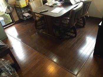 床リフォーム　LK床材ｴｺﾊｰﾄﾞ12　ﾌｧｲﾝﾃｨｱﾊｰﾄﾞ12　結城市　LIXIL