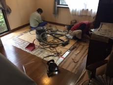 LK床材ｴｺﾊｰﾄﾞ12　ﾌｧｲﾝﾃｨｱﾊｰﾄﾞ12　床リフォーム　結城市　LIXIL