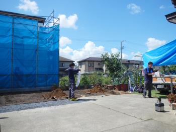 物置　茨城県つくば市　カーポート