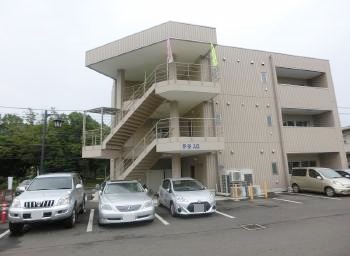 茨城県　ビル　目隠し取り付け