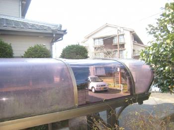 茨城県　屋根修理　カーポート