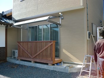 アルミ屋根　テラス屋根　茨城県