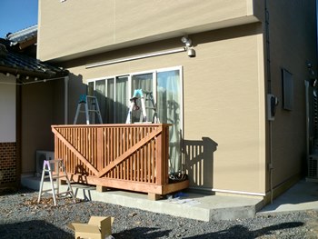 雨除け　茨城　テラス屋根