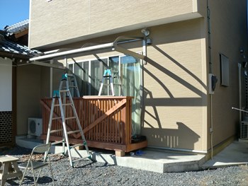 雨除け　茨城県　テラス屋根