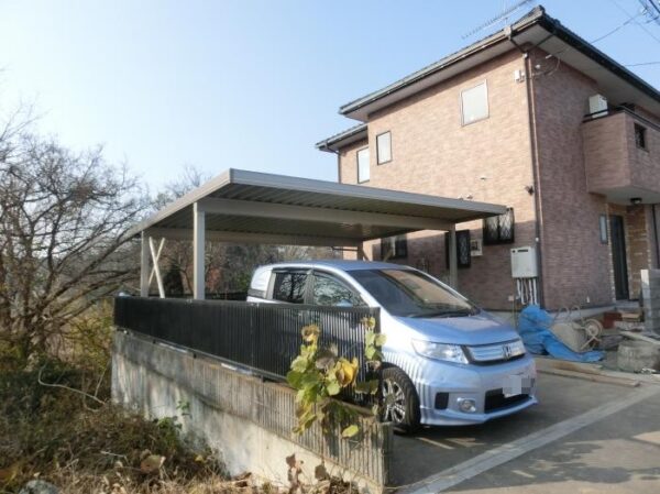 茨城県つくば市　Ｎ様邸　カーポート設置で愛車を守りましょう！