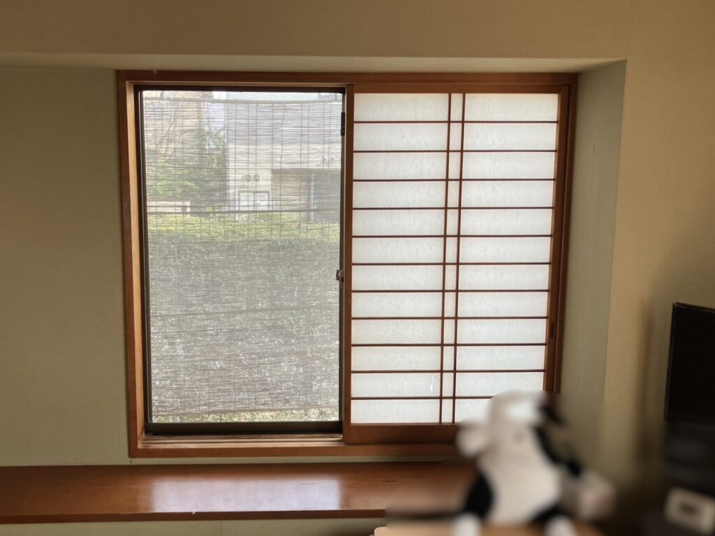和室2枚建て引違い窓＋和障子