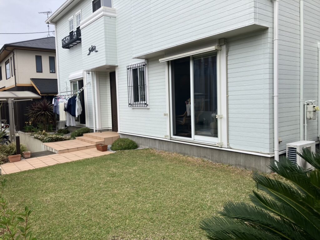 広いお庭の活用があまりなされていませんでした。