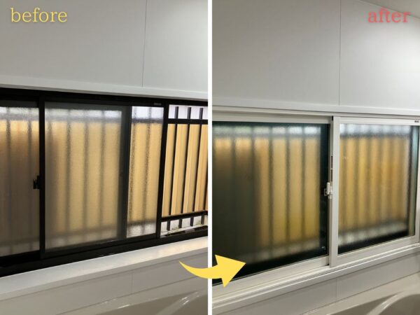 【浴室の寒さ対策】内窓（インプラス）取付け施工例｜結露・カビも軽減＜茨城県笠間市＞