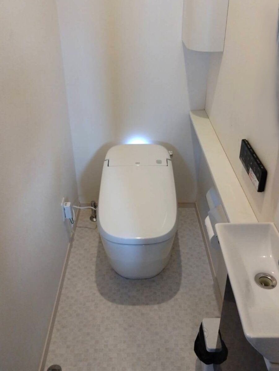 キレイで快適♪お掃除の手間が減っちゃうトイレです。