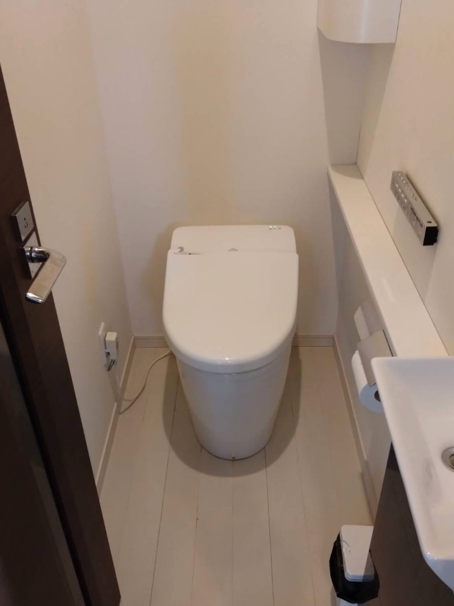 キレイで快適♪お掃除の手間が減っちゃうトイレです。