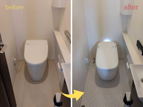 機能性抜群！最新のトイレにリフォーム＜茨城県つくば市＞