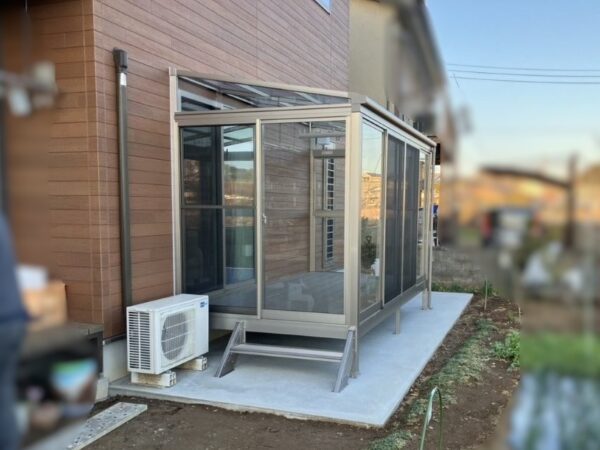 洗濯の負担を軽減！毎日がラクになるサンルーム設置事例