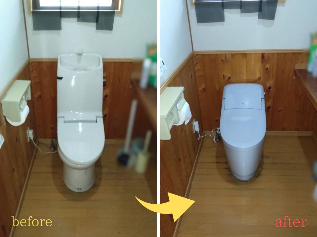 【LIXILプレアスLSタイプへトイレ交換】節水性能とお掃除のしやすさで快適なトイレ空間を実現